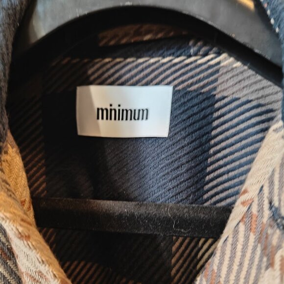 Minimum large plaid overshirt/shacket - Picture 4 of 5